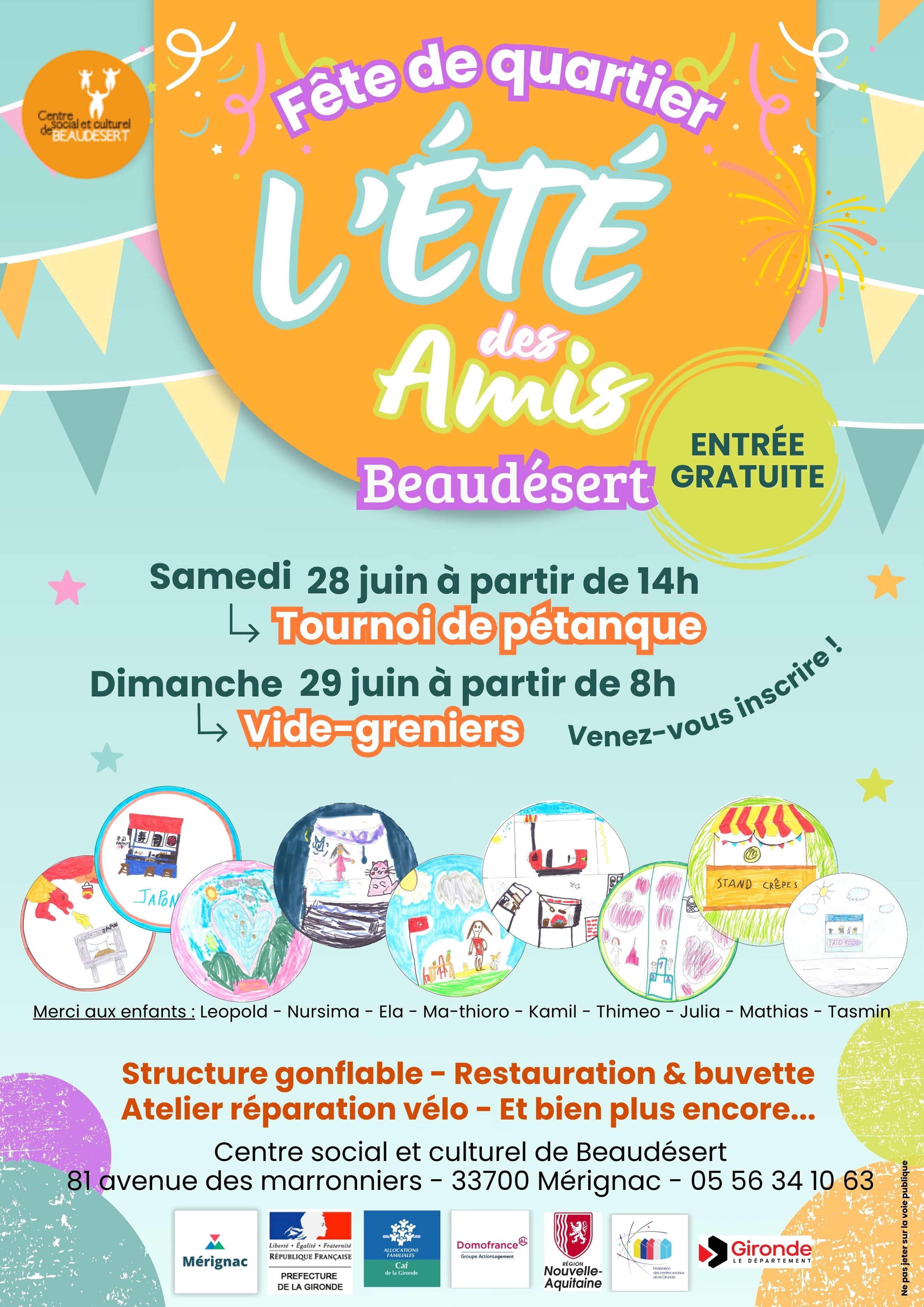 28 JUIN 2025 - Fete de quartier