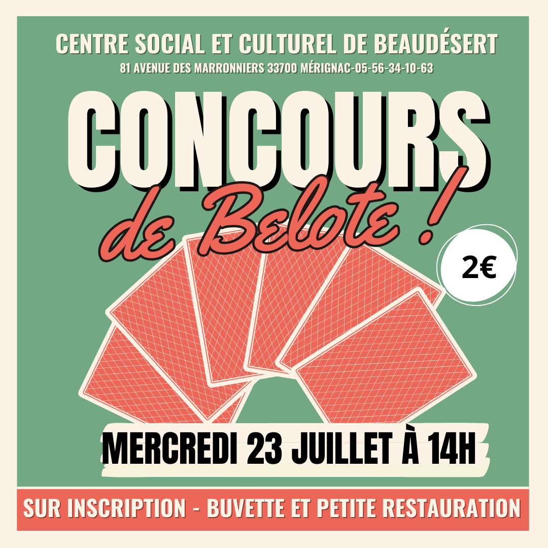 23 JUILLET - BELOTE