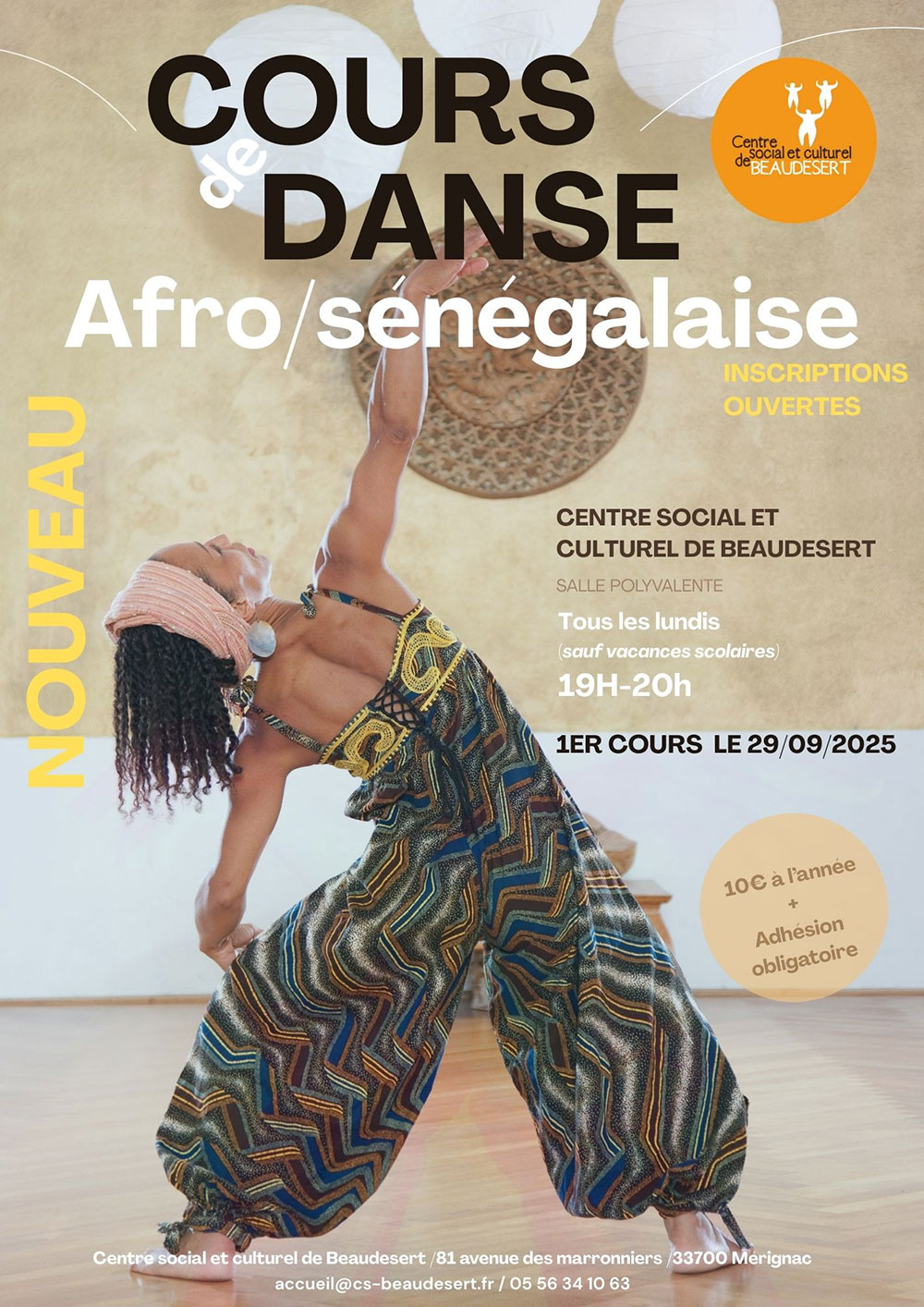 SEPTEMBRE - Danse Afro Sénégalaise